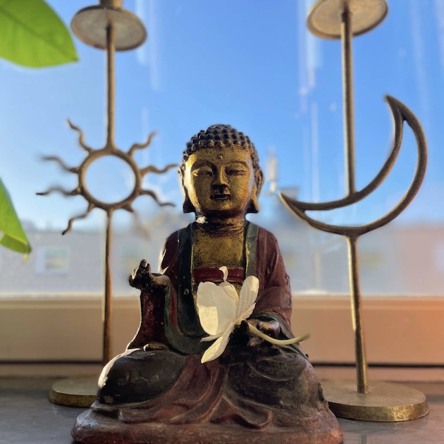 buddha in the office