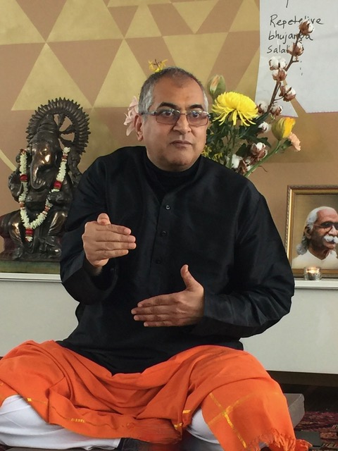 Sudhir Tiwari pranayama workshop